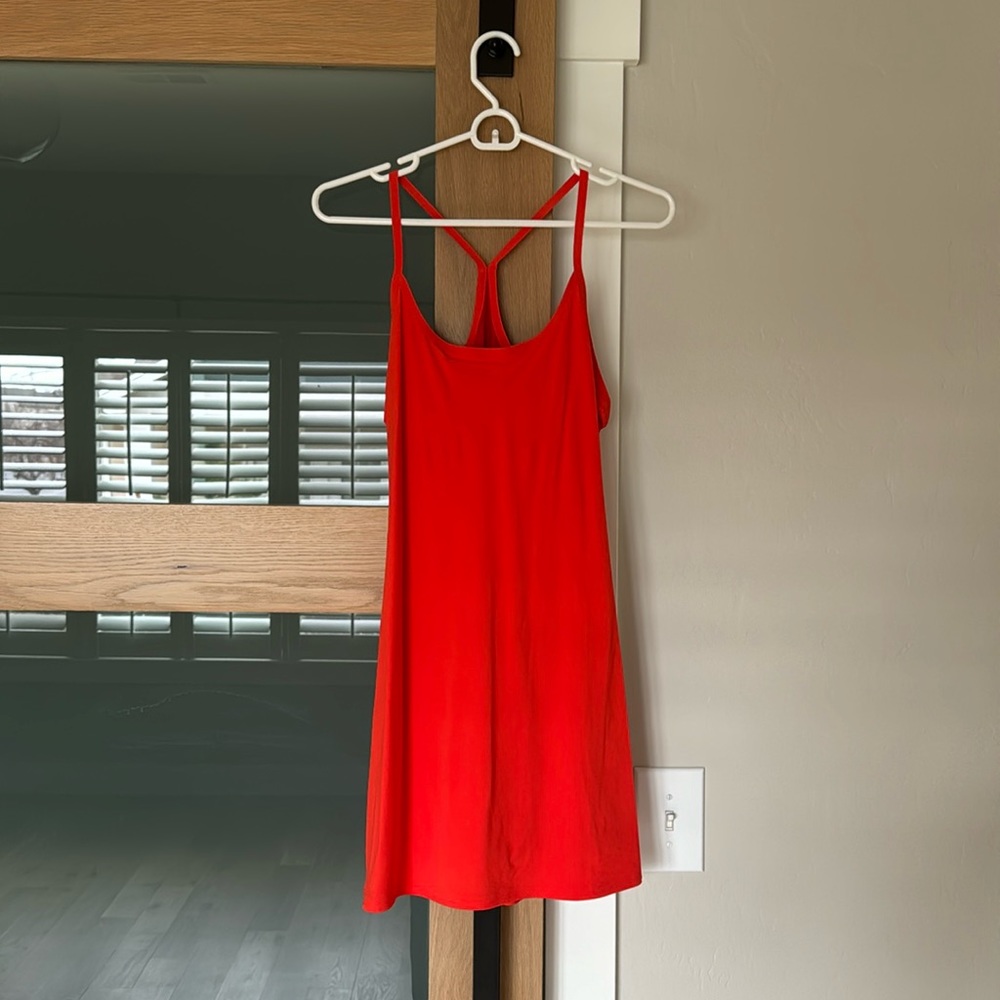 Orangey/Red Outdoor Voices Exercise Dress